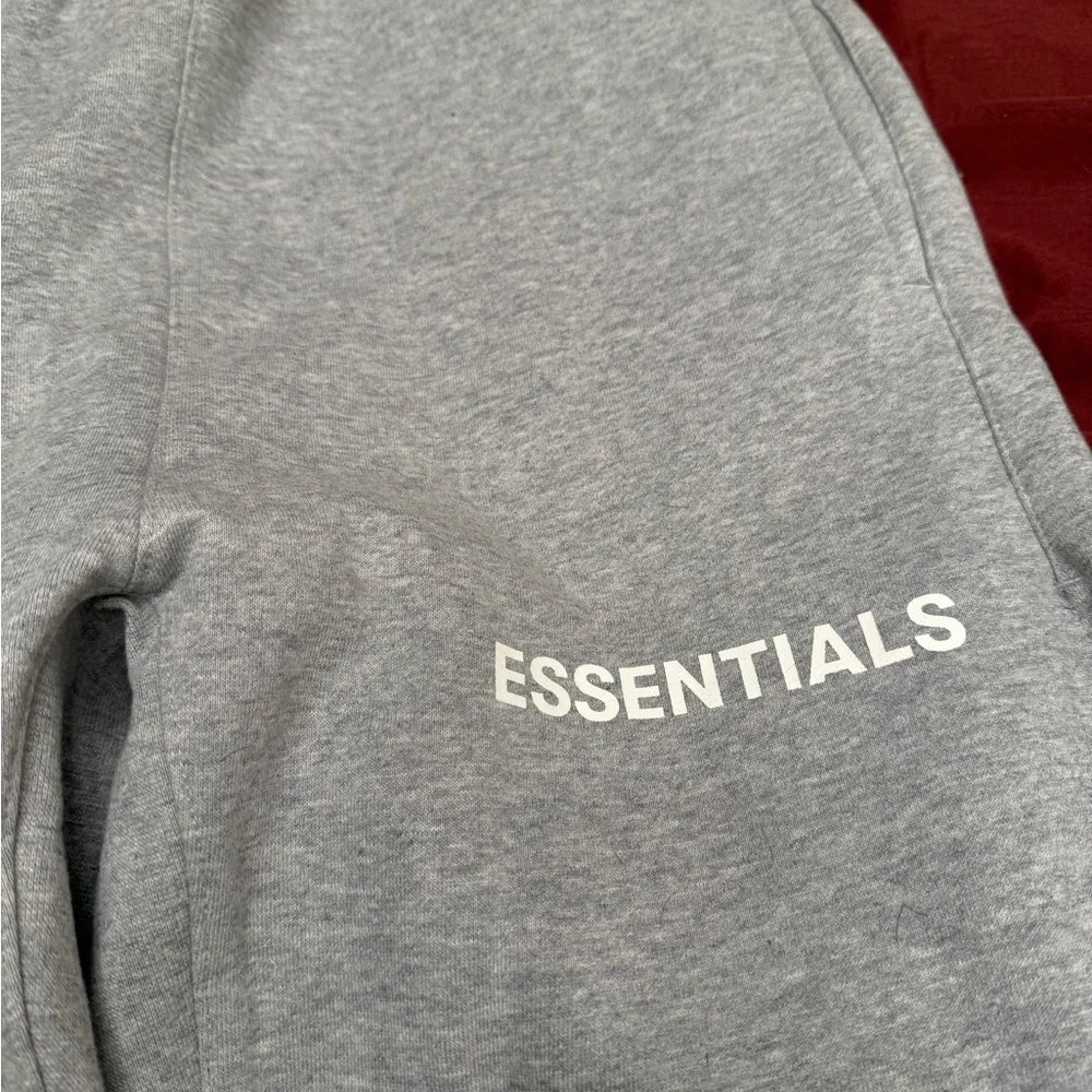 Essentials Light Gray Joggers - Picture 2 of 4